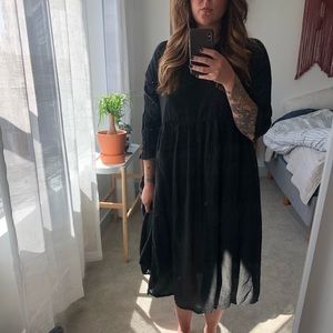 Free People X CP Shades black dress